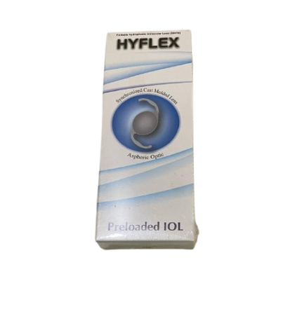 HYFLEX CLEAR HYDROPHOBIC PRELOADED IOL (Drap Approved)